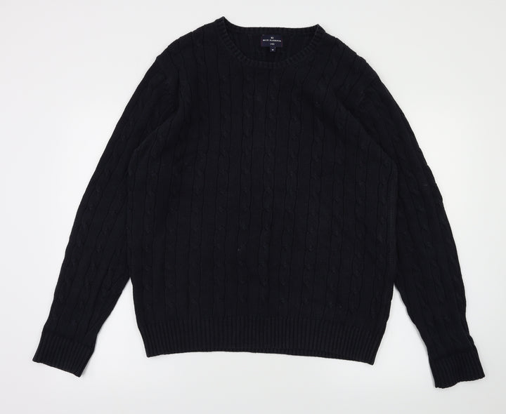 Blue Harbour Mens Blue   Pullover Jumper Size M
