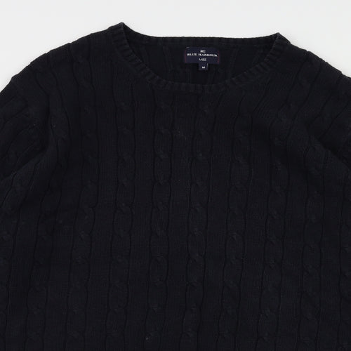 Blue Harbour Mens Blue   Pullover Jumper Size M