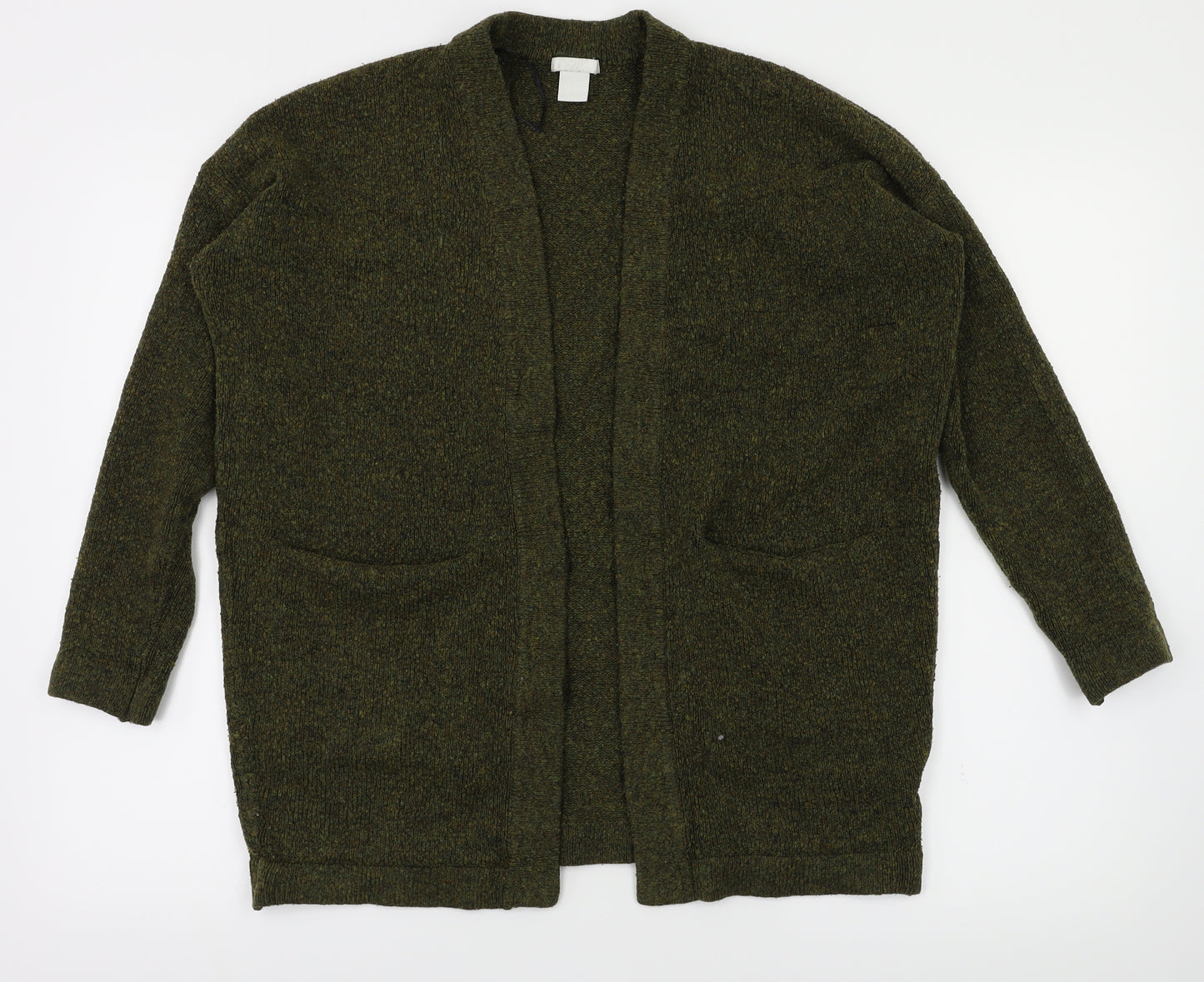 H&M Womens Green   Cardigan Jumper Size M
