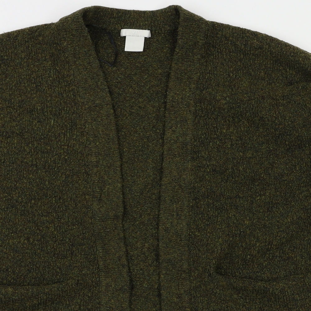 H&M Womens Green   Cardigan Jumper Size M