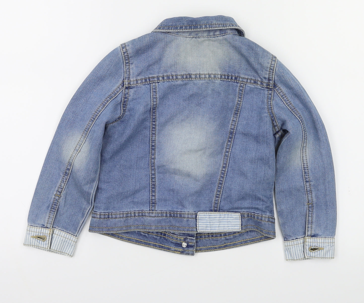 mantaray Girls Blue   Basic Jacket Jacket Size 4 Years