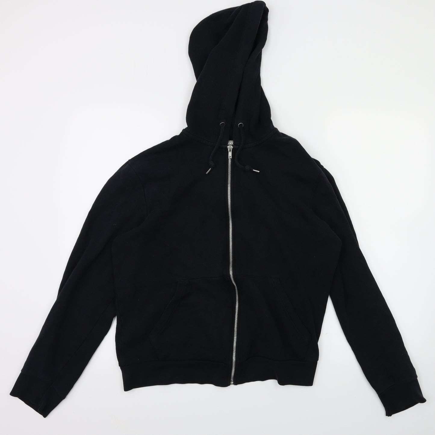 Topman Mens Black   Full Zip Jumper Size S