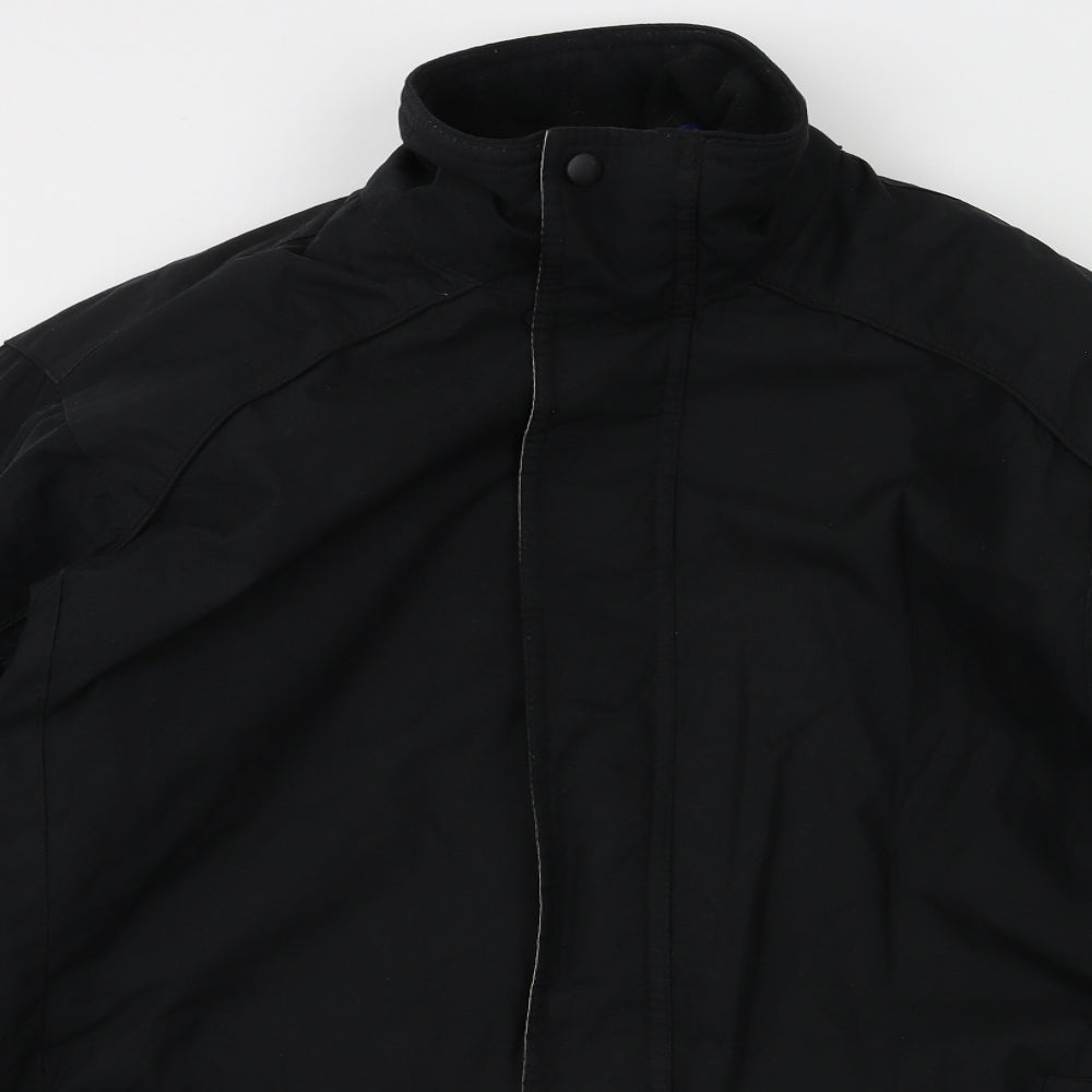 ative Mens Black   Jacket Coat Size S