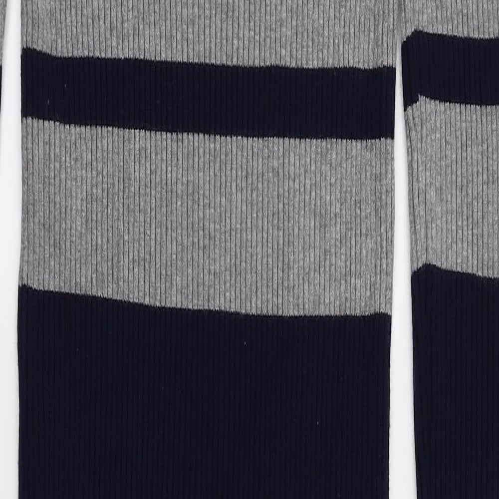 QED London Womens Blue Striped  A-Line  Size M