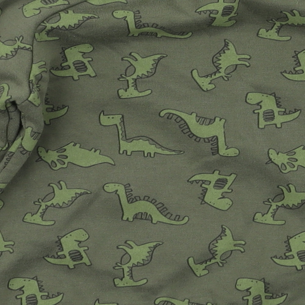 Primark Boys Green Animal Print  Pullover Jumper Size 24 Months