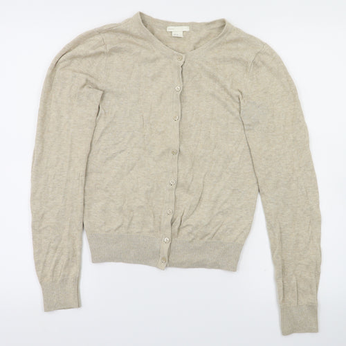 H&M Womens Beige   Cardigan Jumper Size XS