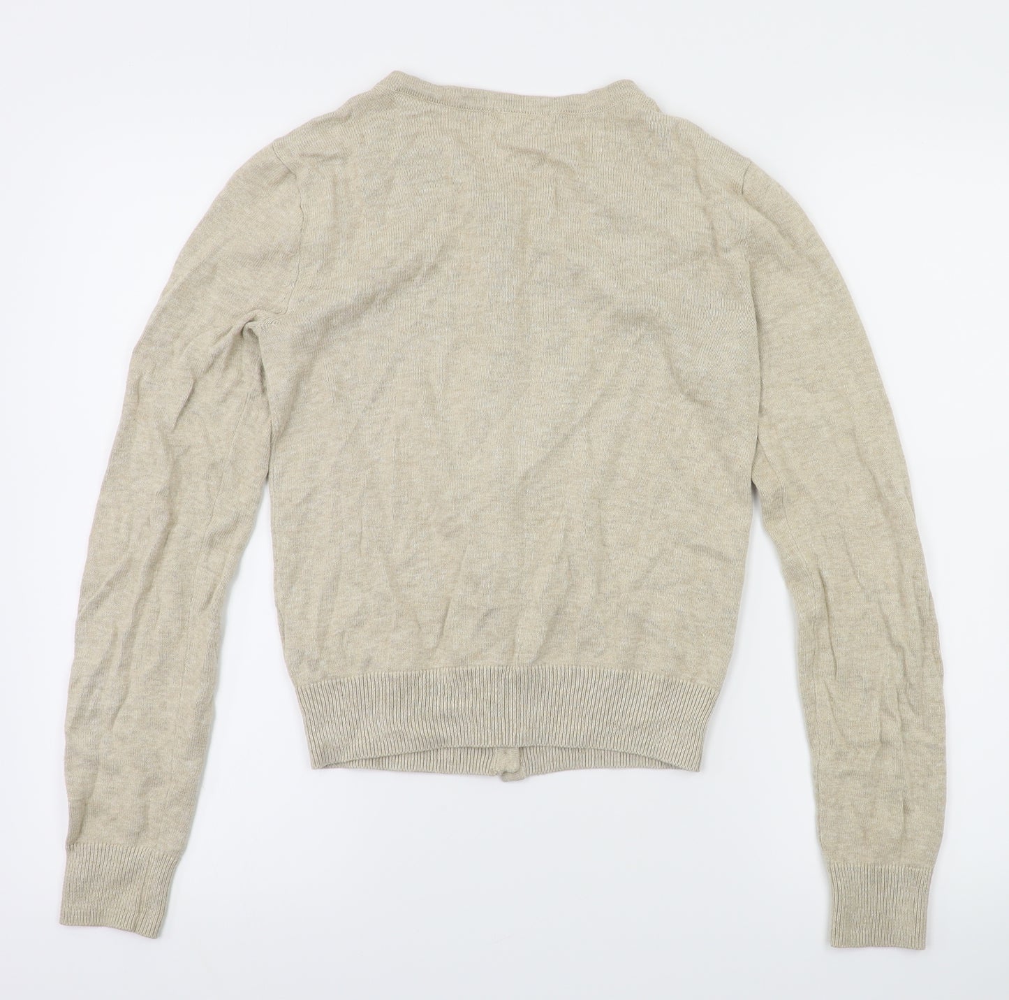 H&M Womens Beige   Cardigan Jumper Size XS