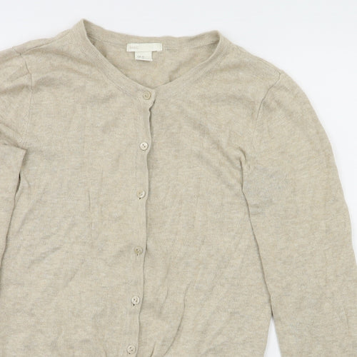 H&M Womens Beige   Cardigan Jumper Size XS