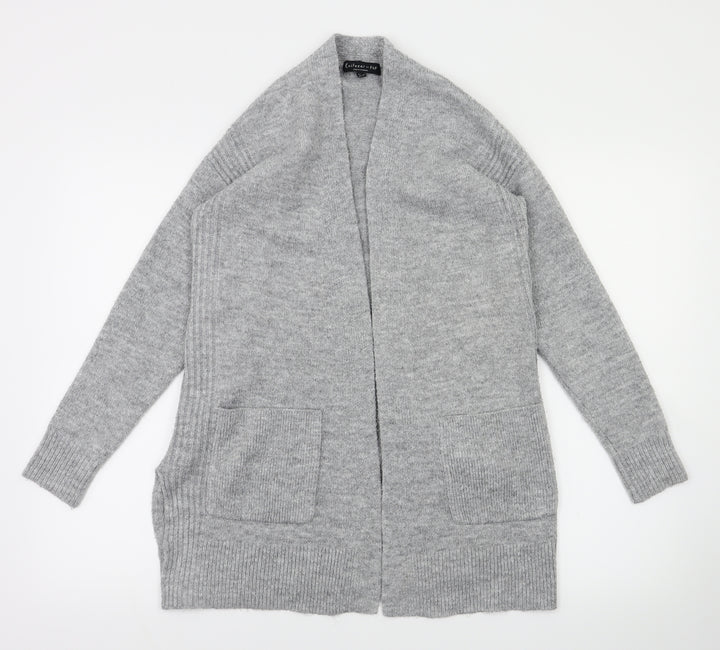 F&F Womens Grey   Cardigan Jumper Size 8