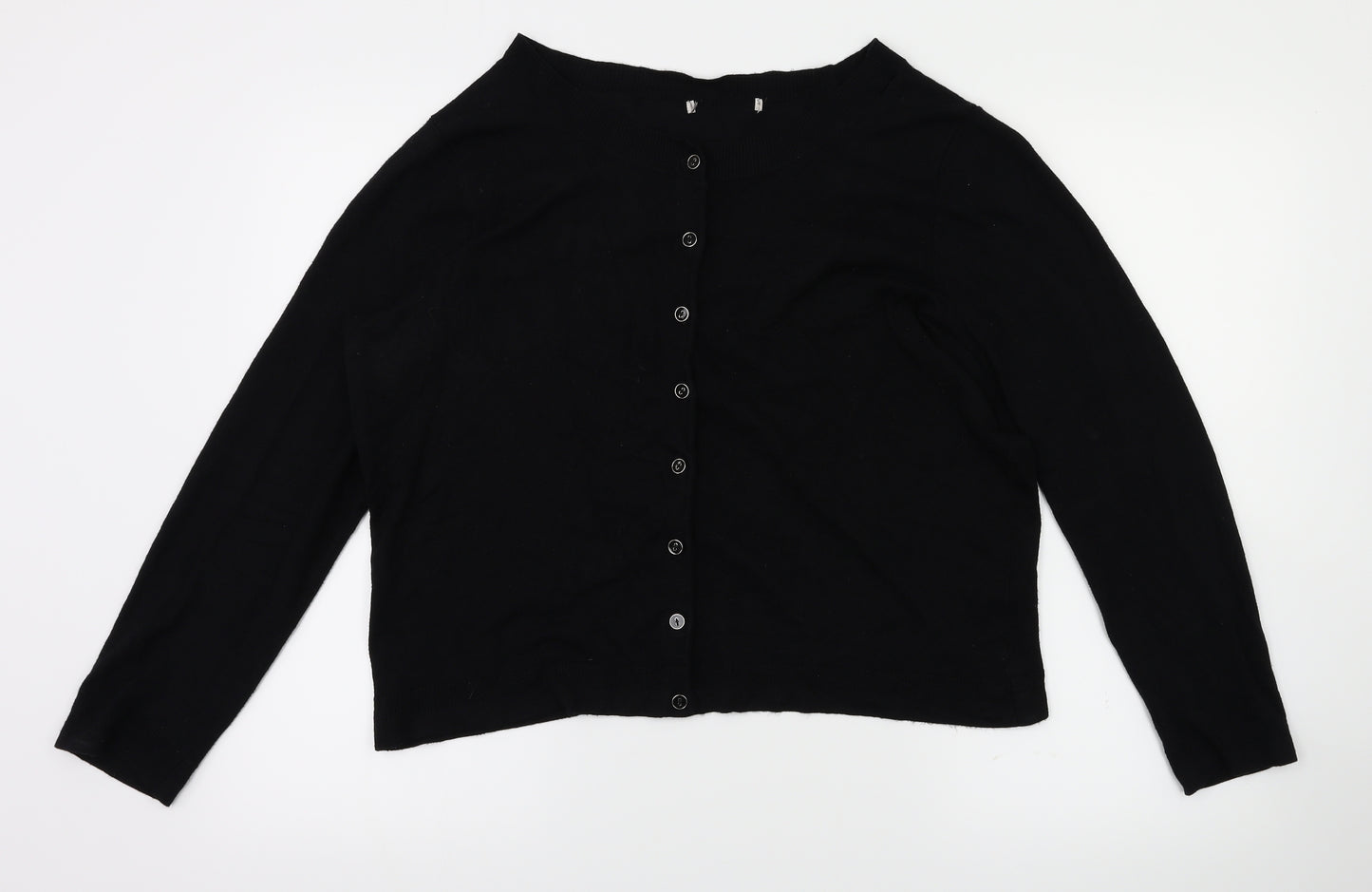 TU Womens Black   Cardigan Jumper Size 16