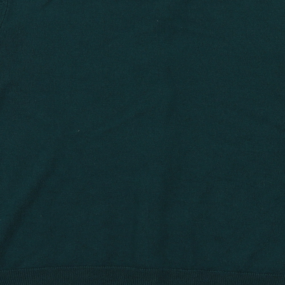 M&s Womens Green   Cardigan Jumper Size 18