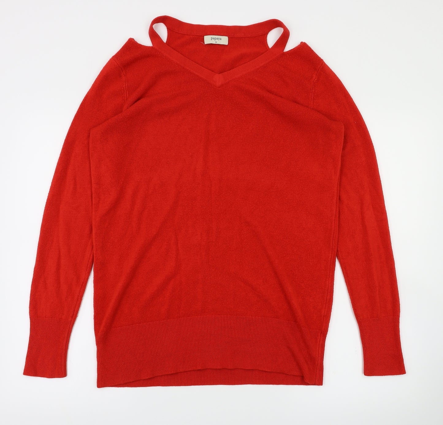 Papaya Womens Red   Pullover Jumper Size M