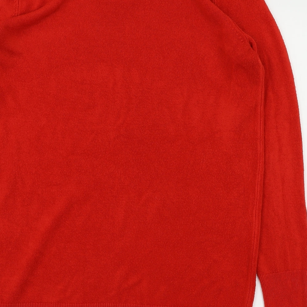Papaya Womens Red   Pullover Jumper Size M