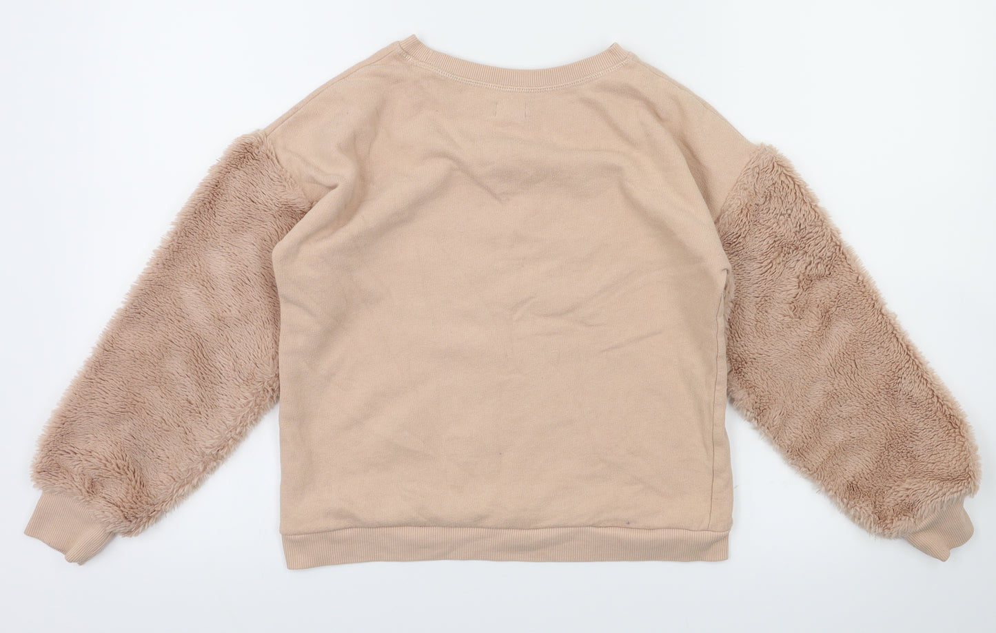 River Island Girls Pink   Pullover Hoodie Size 9-10 Years