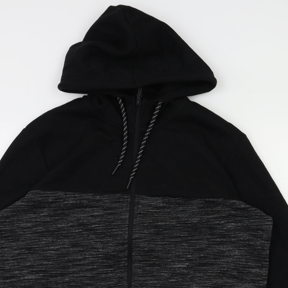 NEXT Mens Black   Full Zip Hoodie Size M