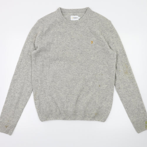 Farah Mens Grey   Pullover Jumper Size M
