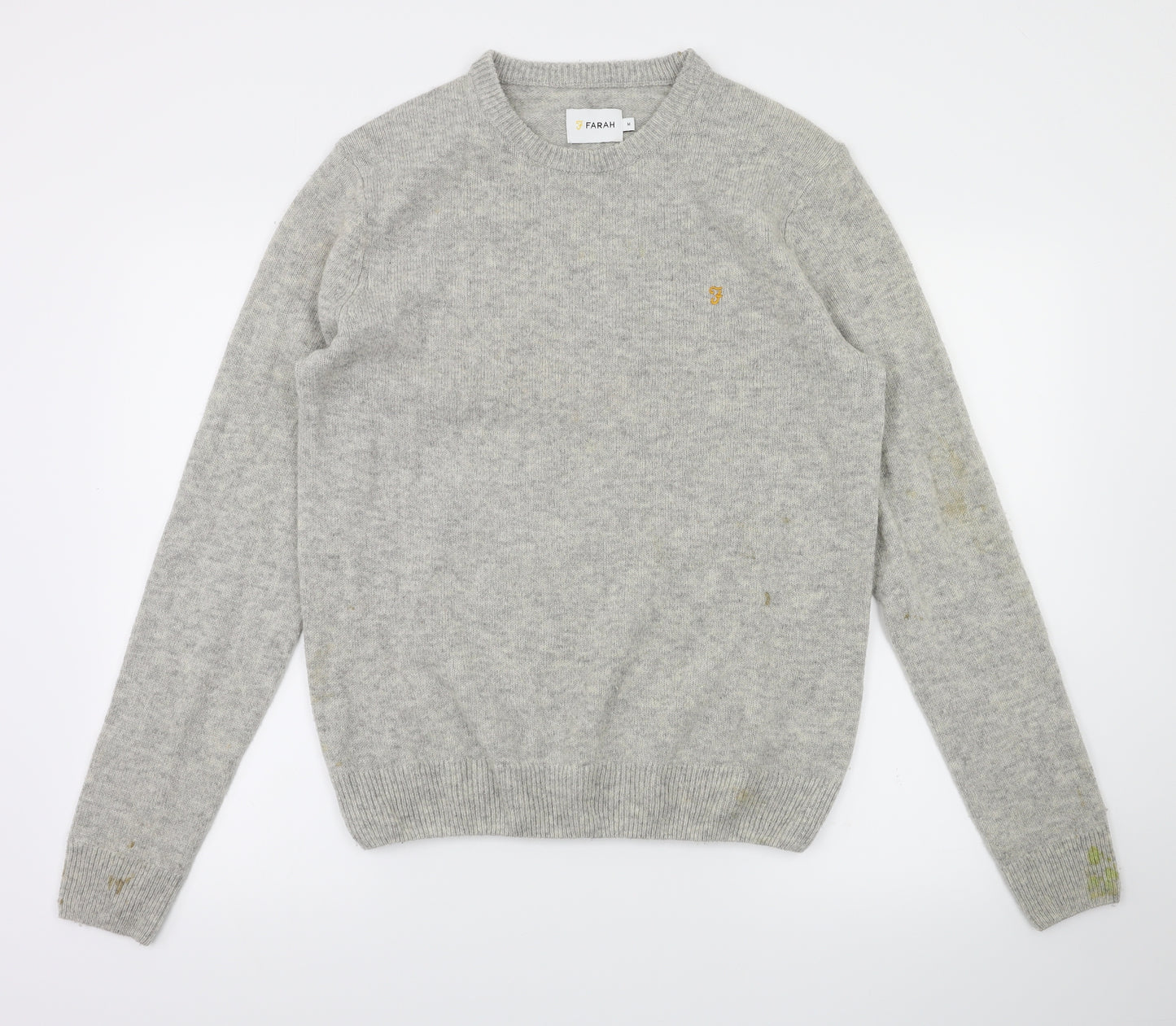 Farah Mens Grey   Pullover Jumper Size M