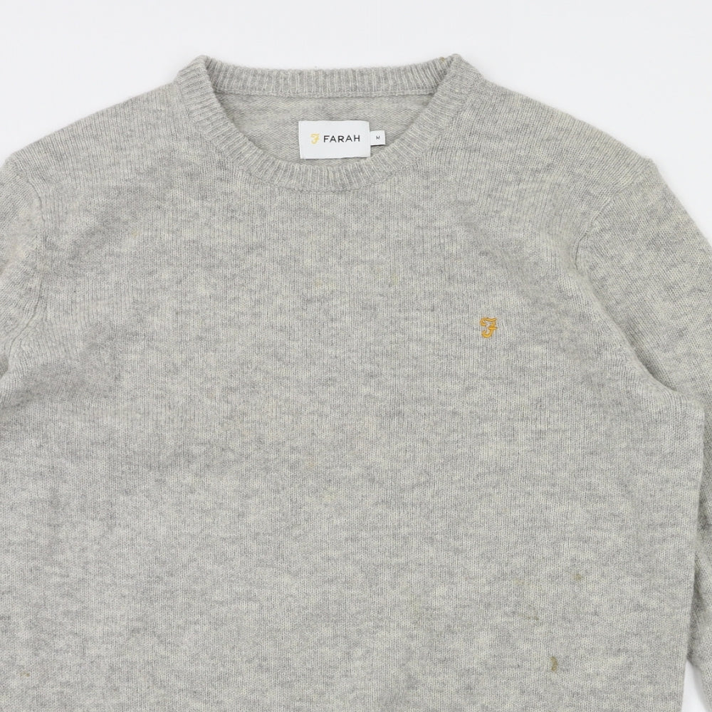 Farah Mens Grey   Pullover Jumper Size M