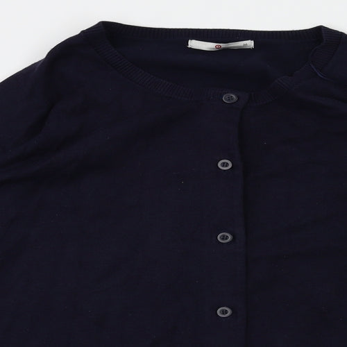 Preworn Womens Blue   Cardigan Jumper Size M