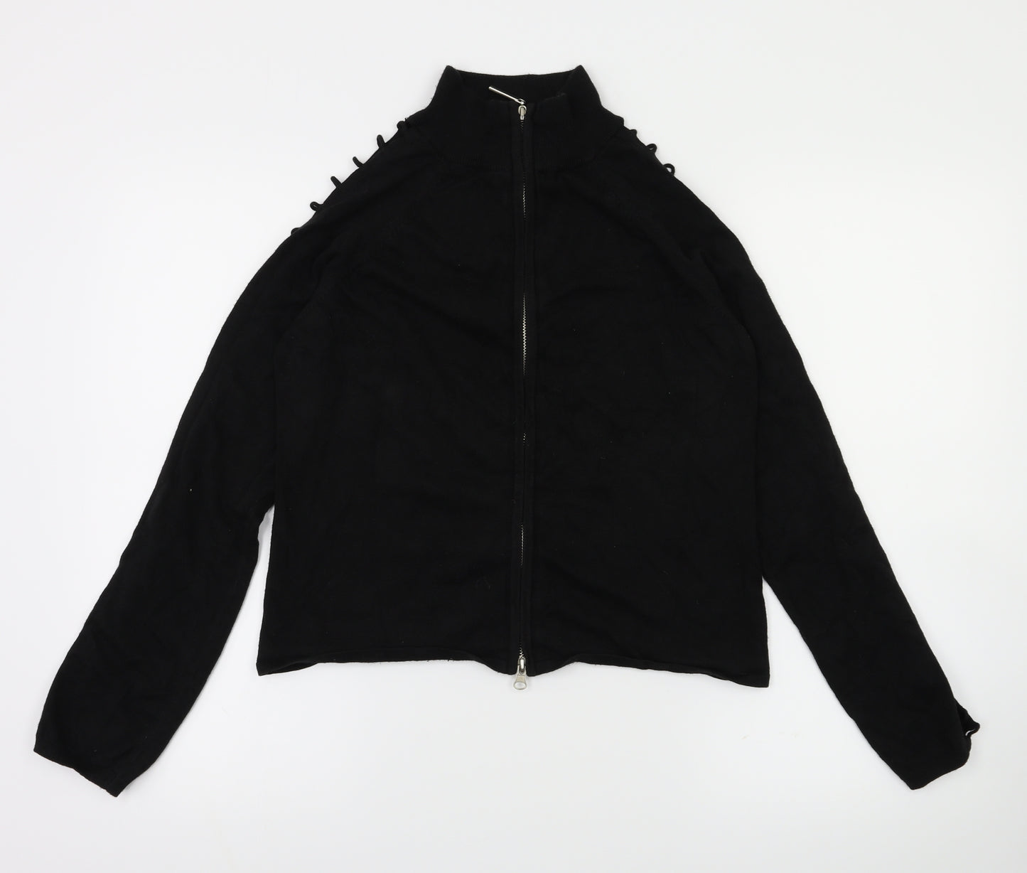 influence Womens Black   Full Zip Jumper Size L