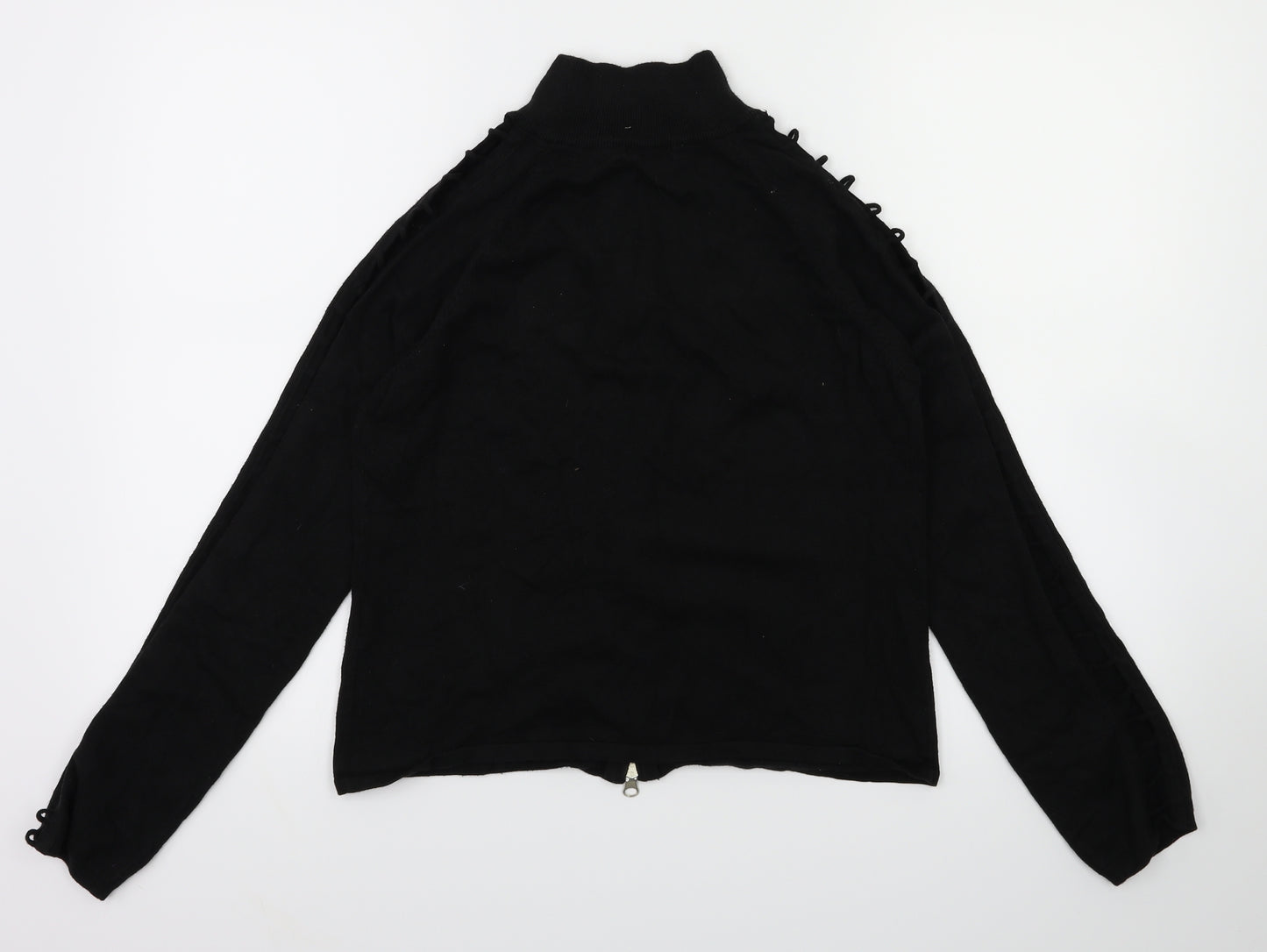 influence Womens Black   Full Zip Jumper Size L