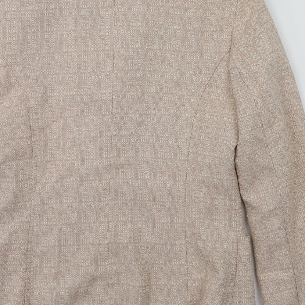 H&M Womens Pink   Jacket Blazer Size 10