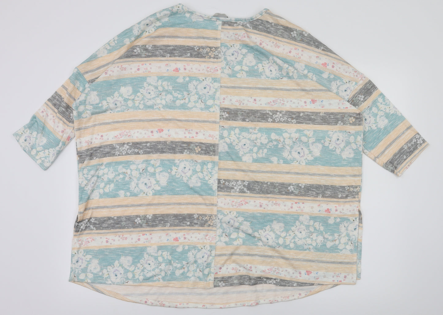 George Womens Multicoloured Floral  Basic T-Shirt Size 14