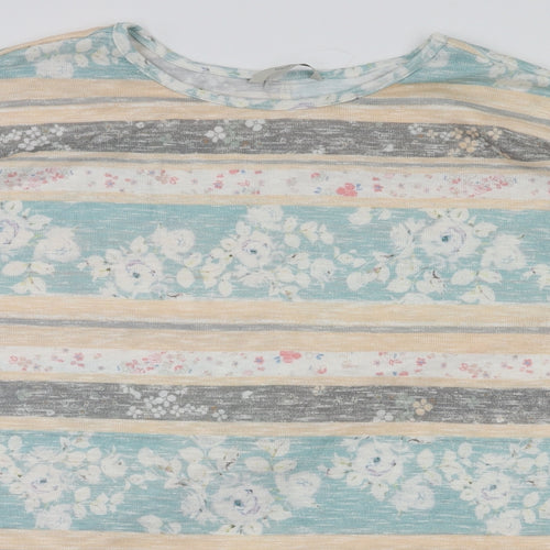 George Womens Multicoloured Floral  Basic T-Shirt Size 14