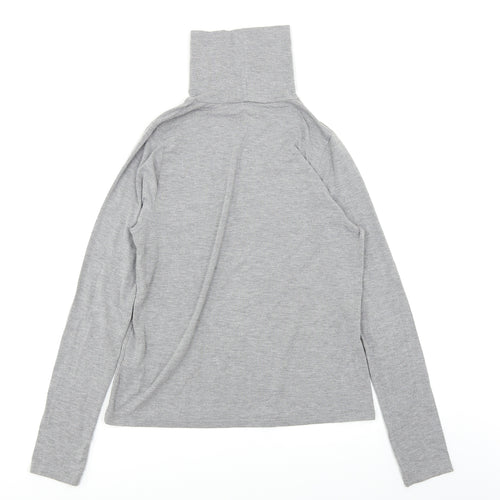 Topshop Womens Grey   Basic T-Shirt Size 14