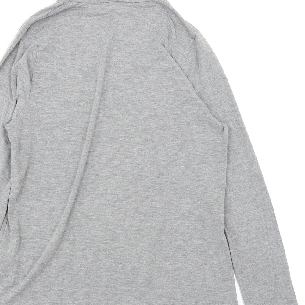 Topshop Womens Grey   Basic T-Shirt Size 14