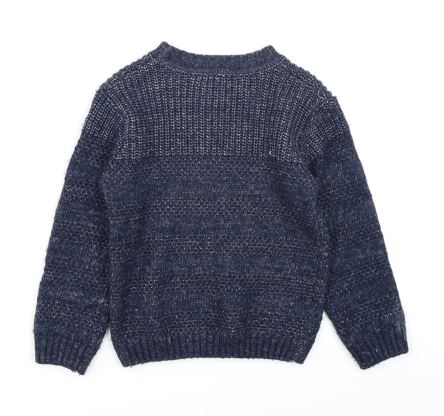 Matalan Boys Blue   Pullover Jumper Size 3-4 Years