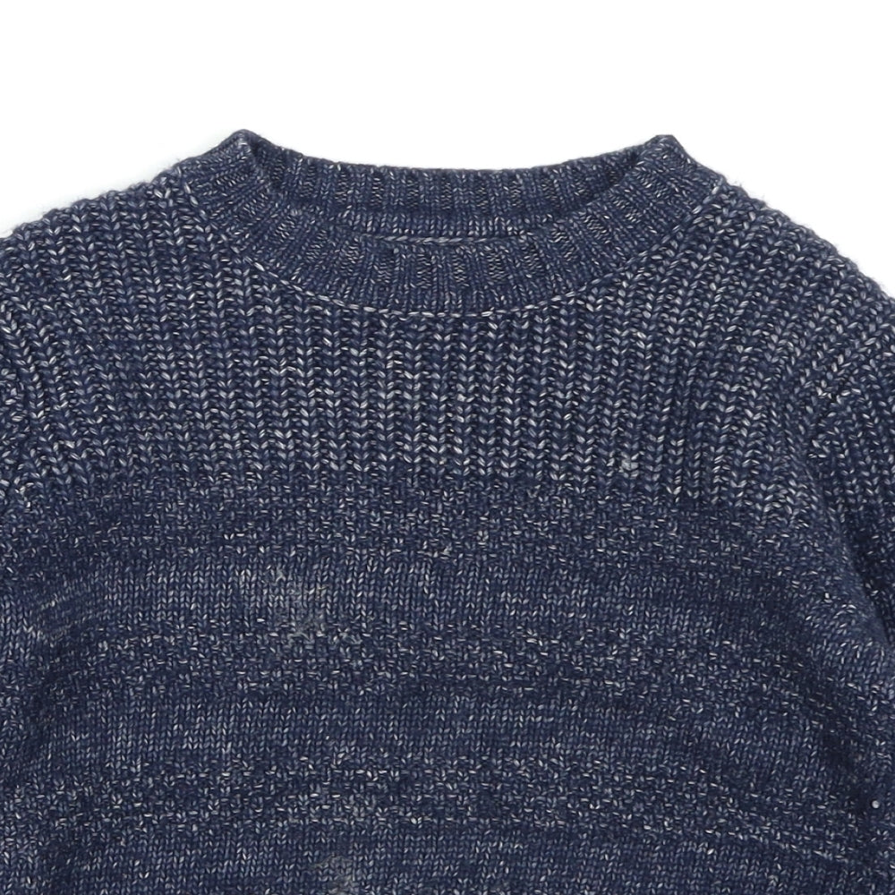 Matalan Boys Blue   Pullover Jumper Size 3-4 Years