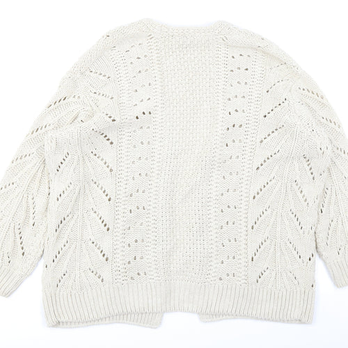 George Womens Beige   Cardigan Jumper Size M