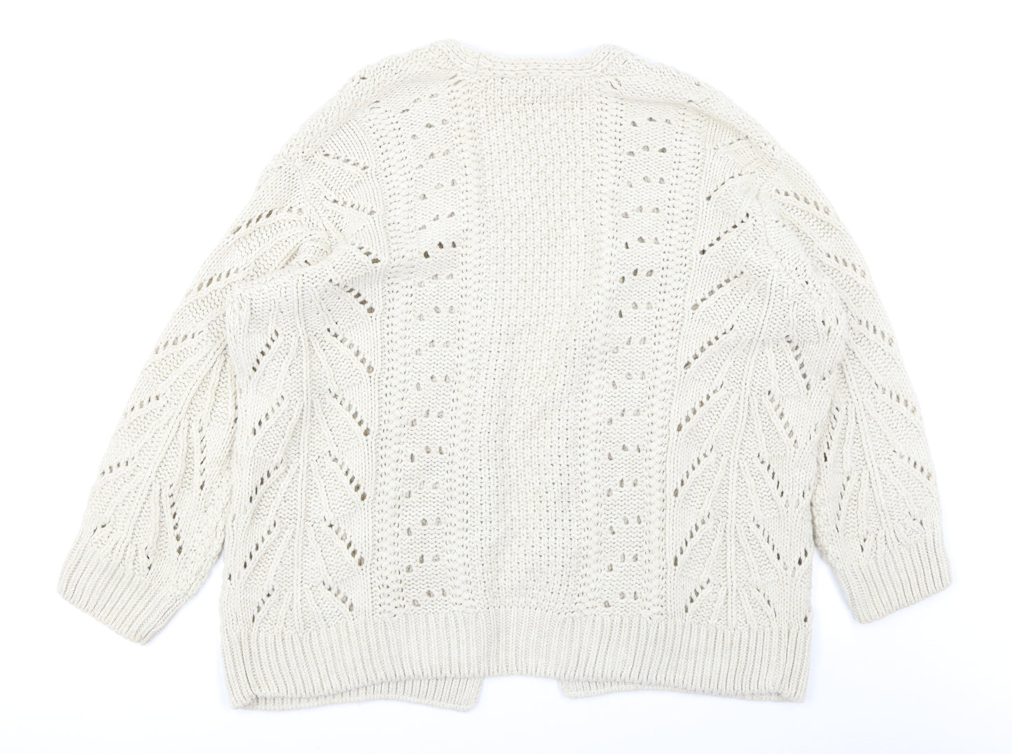 George Womens Beige   Cardigan Jumper Size M
