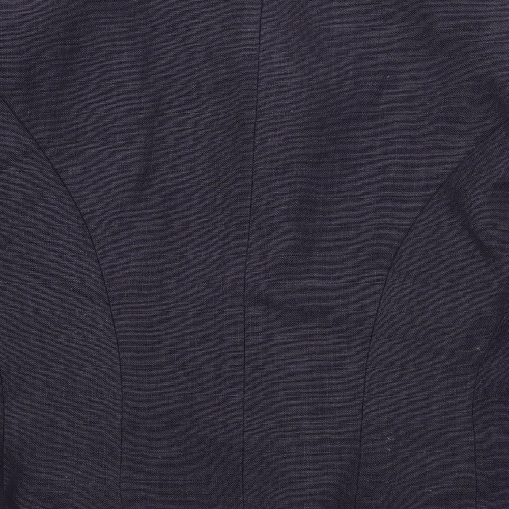 Paul Costelloe Womens Blue   Jacket Blazer Size 16