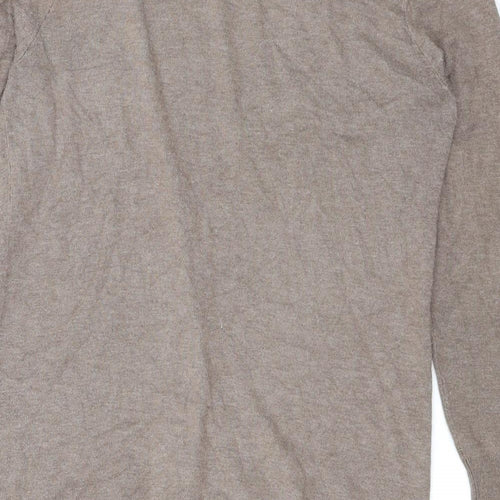 H&M Womens Brown  Knit Cardigan Jumper Size S