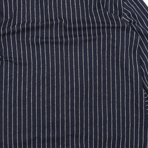 NEXT Womens Blue Striped  Cardigan Jumper Size 16