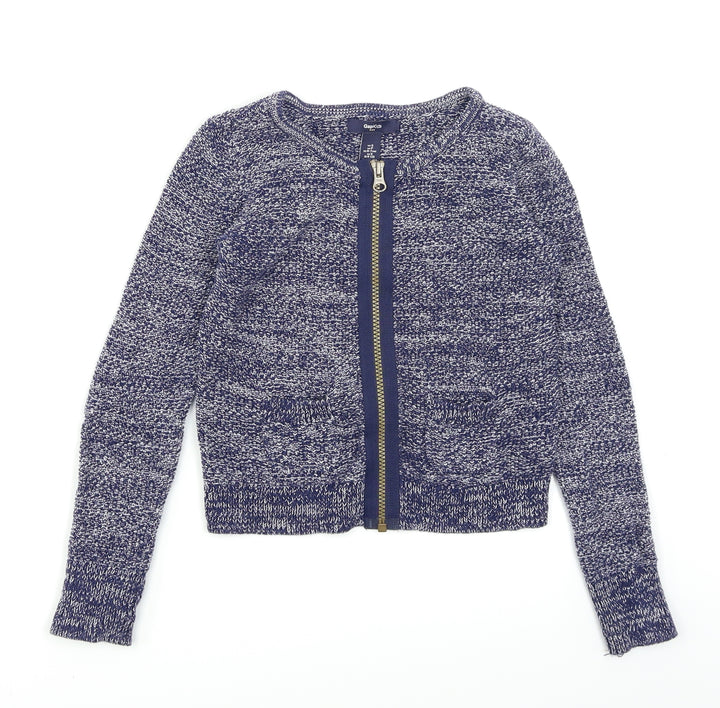 Gap kids Girls Blue  Knit Cardigan Jumper Size 6-7 Years