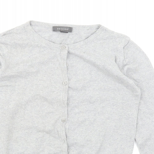 Primark Womens Grey   Cardigan Jumper Size XS
