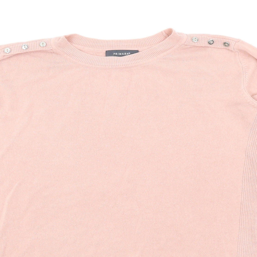 Primark Womens Pink   Pullover Jumper Size L