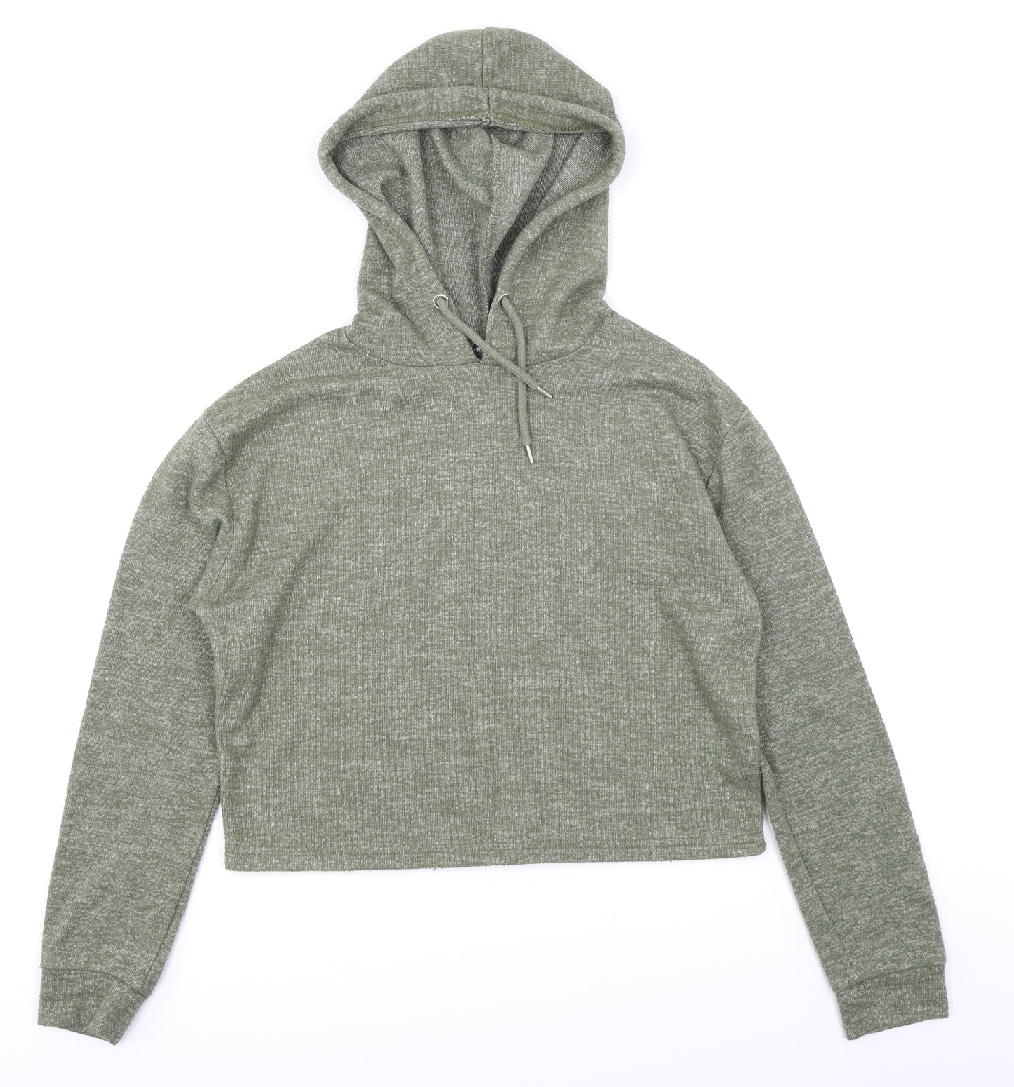 Primark Womens Green   Pullover Hoodie Size 2XS  - Cropped