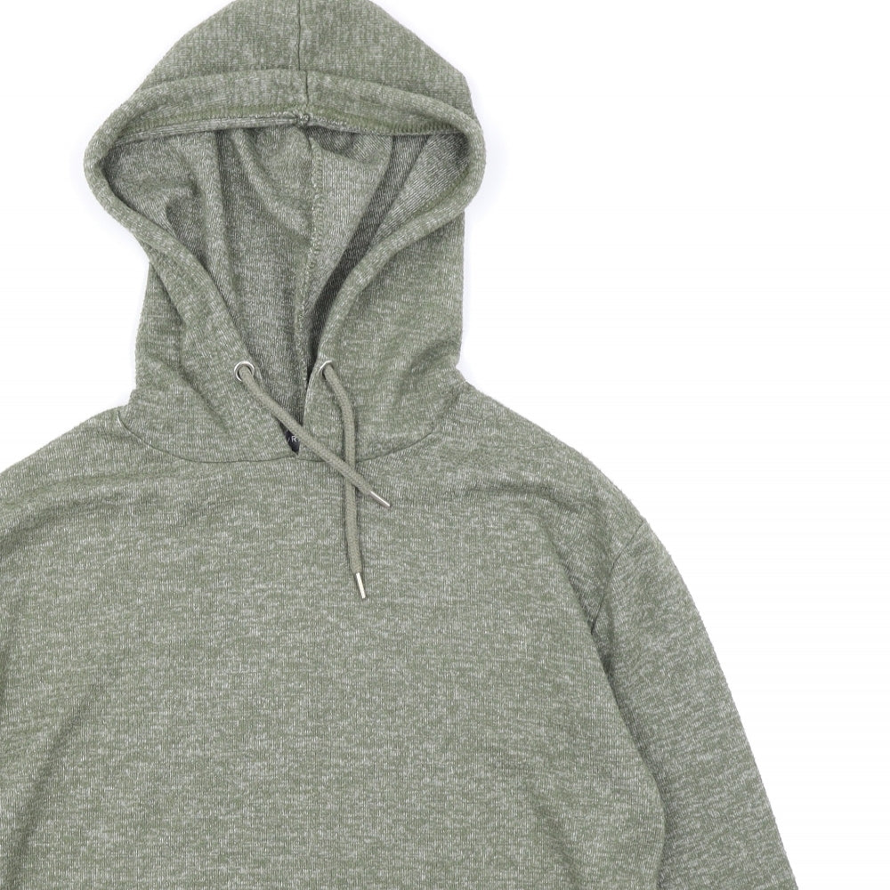 Primark Womens Green   Pullover Hoodie Size 2XS  - Cropped