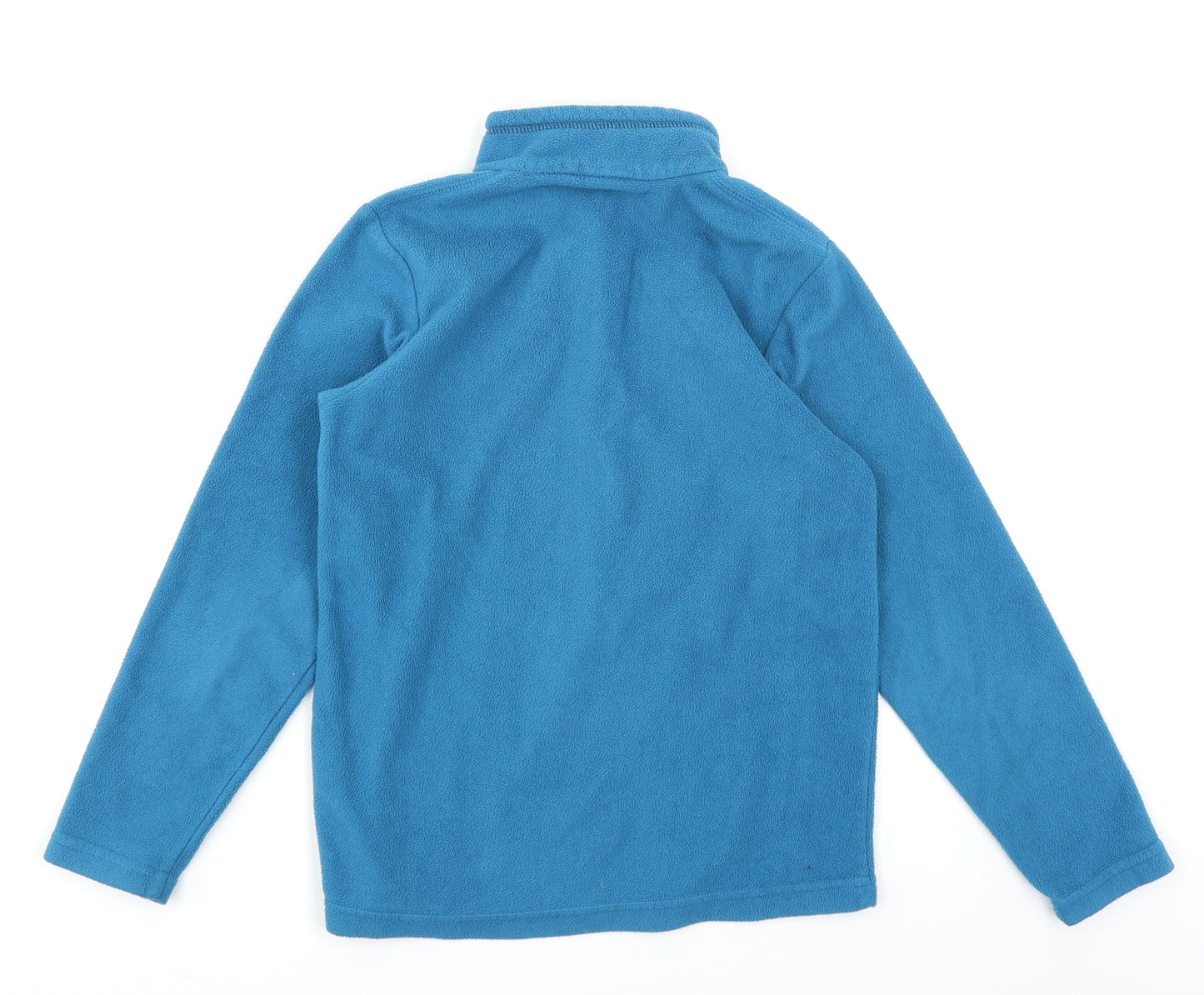 DECATHLON Boys Blue  Fleece Shrug Sweatshirt Size 10 Years
