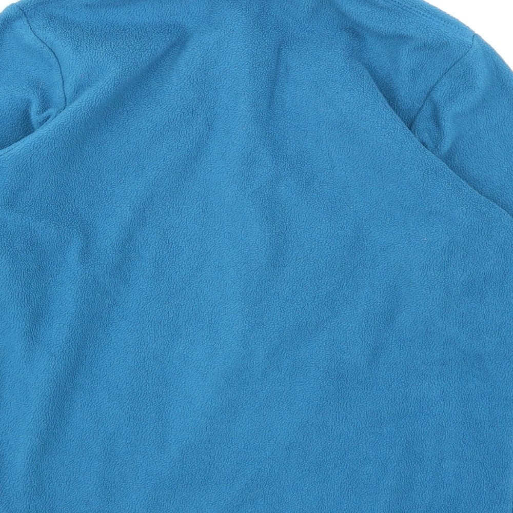 DECATHLON Boys Blue  Fleece Shrug Sweatshirt Size 10 Years
