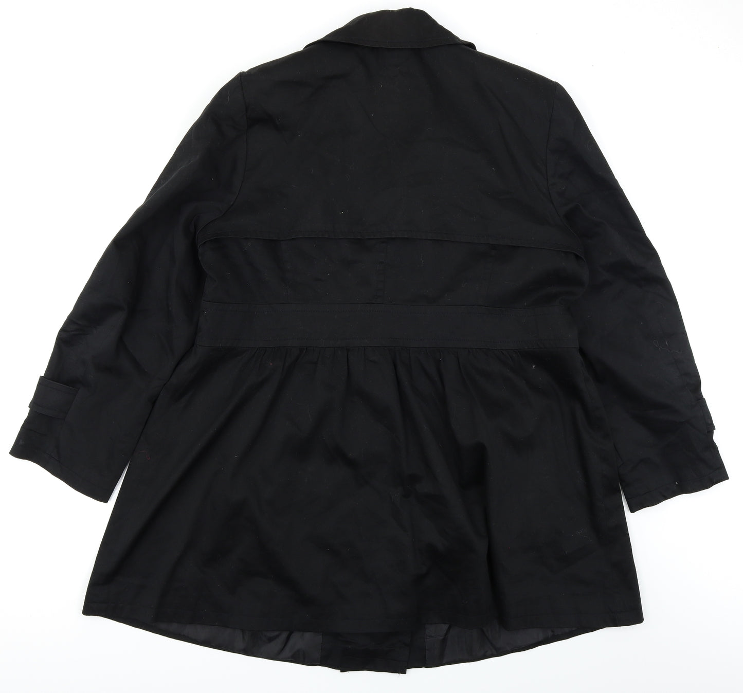 George Womens Black   Overcoat Coat Size 22