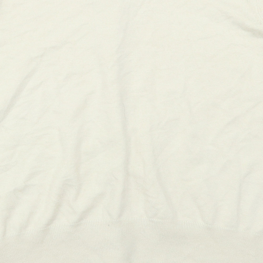 M&S Womens White   Cardigan Jumper Size 16