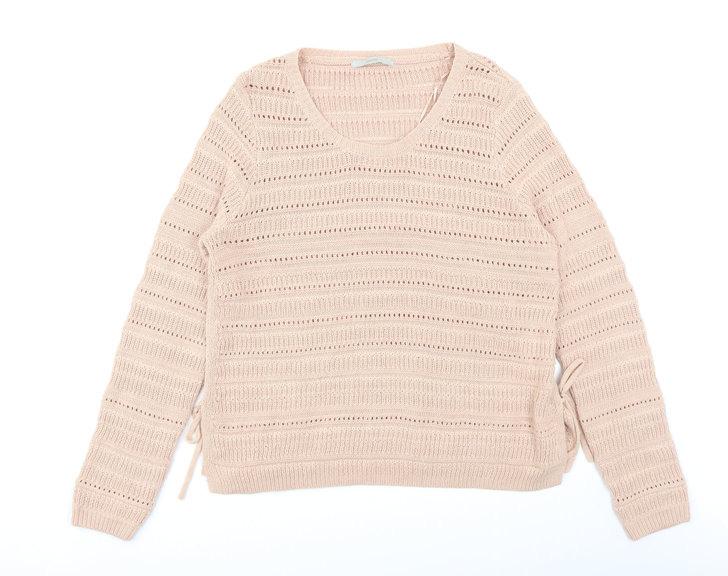 George Womens Pink   Pullover Jumper Size 14  - side slits