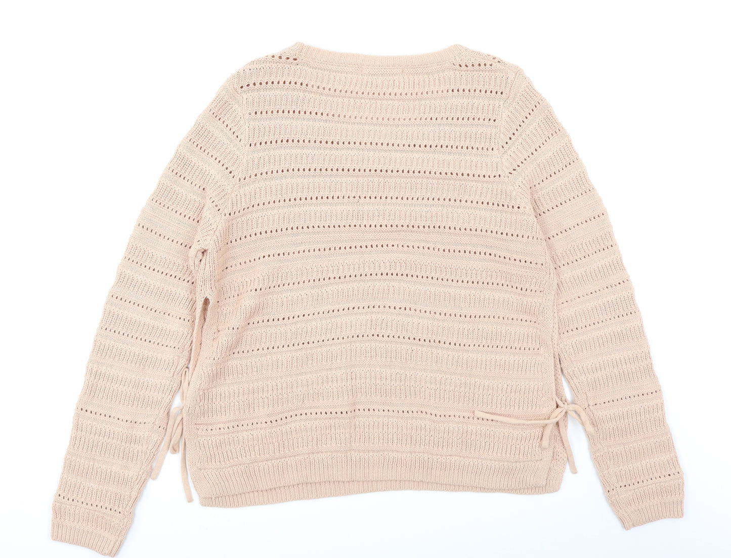 George Womens Pink   Pullover Jumper Size 14  - side slits
