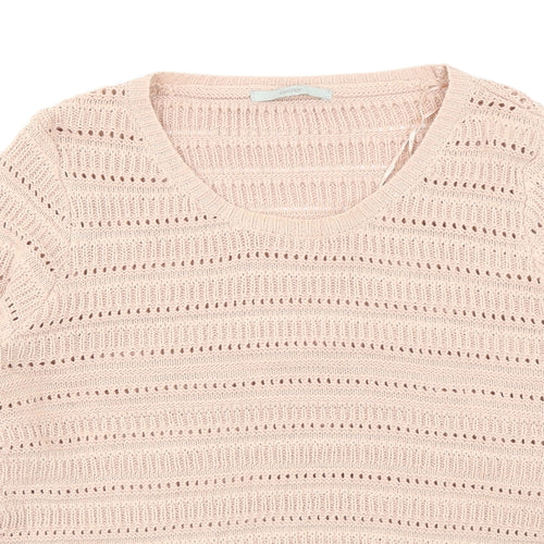 George Womens Pink   Pullover Jumper Size 14  - side slits