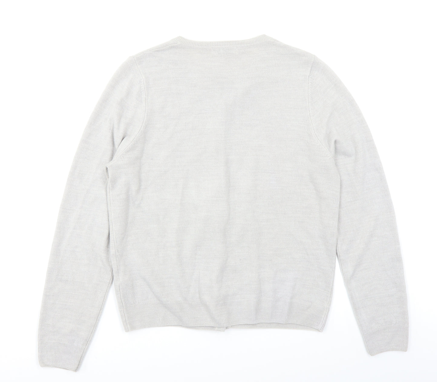 Classic Womens Grey   Cardigan Jumper Size 12